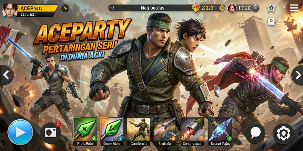 Tangkapan layar dari gameplay action yang mendebarkan.