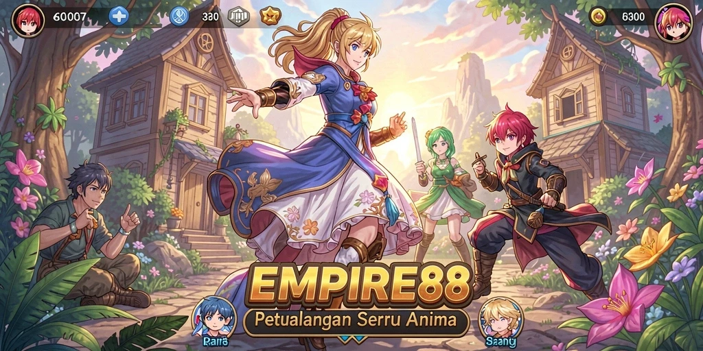 Gameplay seru dalam dunia Anime yang penuh warna.