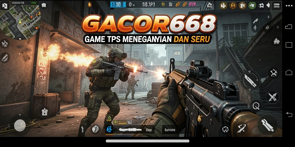 Tampilan gameplay seru dan menegangkan di GACOR668.