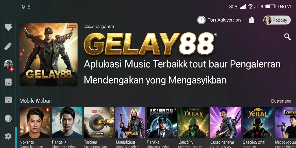Tampilan gameplay <strong>GELAY88</strong> yang menakjubkan dengan berbagai fitur musik.