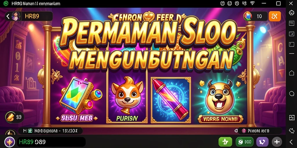 Screenshot HR89 menampilkan gameplay Slot yang mendebarkan dan grafis menarik.