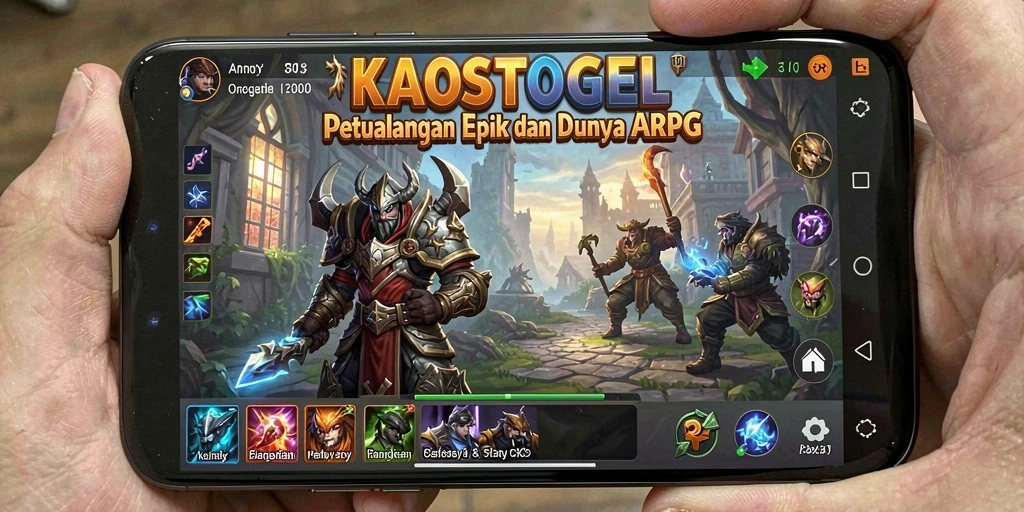 Gameplay epik dalam <strong>KAOSTOGEL</strong> dengan pertempuran yang menegangkan.