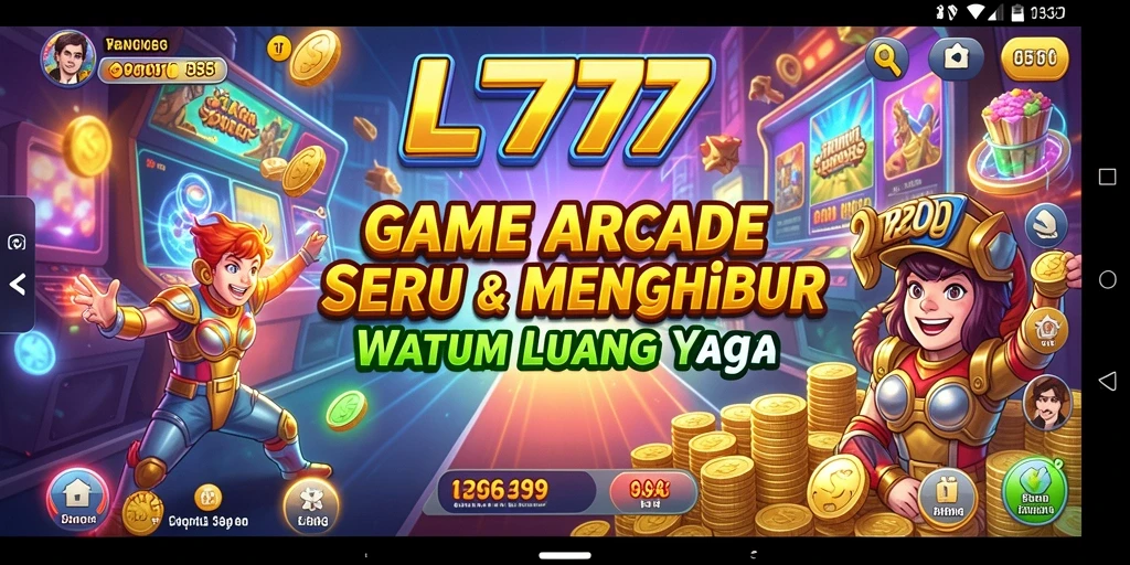 Tampilan seru gameplay L777 yang penuh tantangan Arcade.