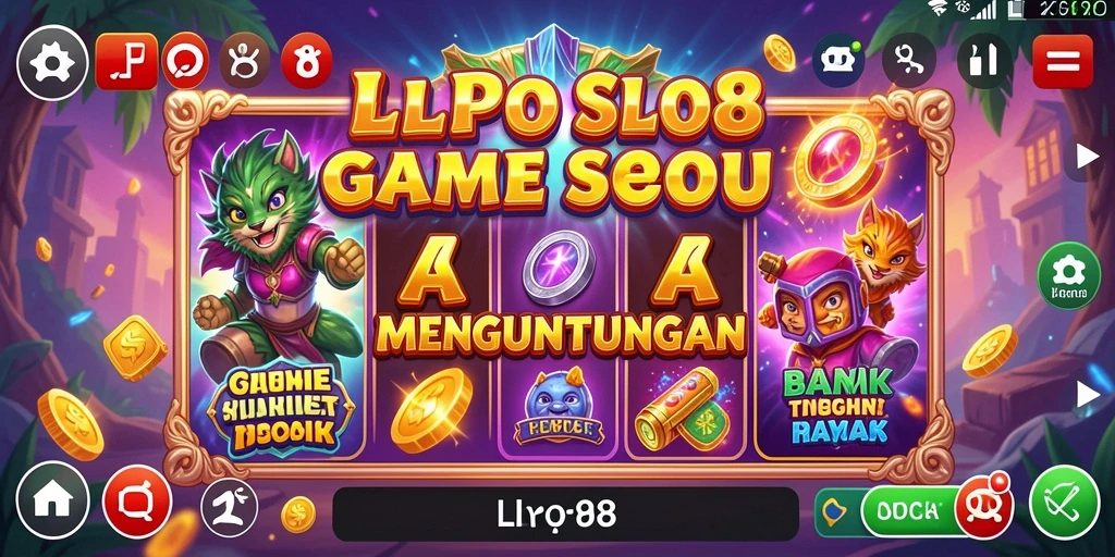 Tampilan gameplay LPO88 dengan fitur Slot yang menarik dan bonus.
