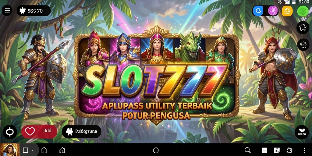 Tampilan antarmuka SLOT777 yang ramah pengguna dan fungsional.