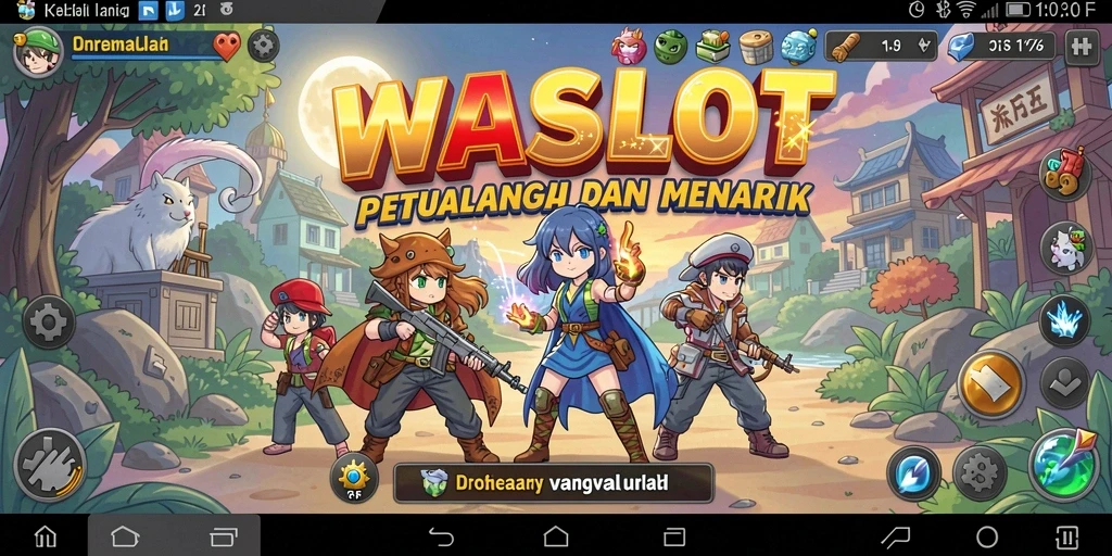 Tampilan gameplay seru di dunia Anime WASLOT.